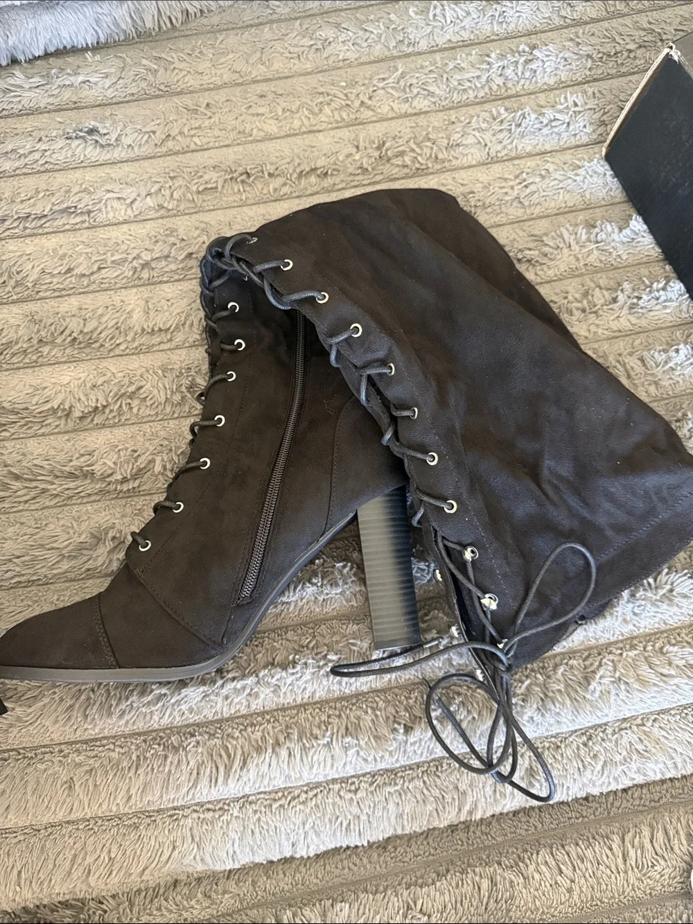 Fashion Nova Black Valencia Shoe Box